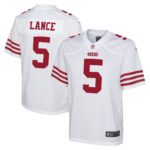 Trey Lance San Francisco 49ers  Youth Game Jersey - White