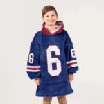Kid J.D 6 New York G Football Unisex Blanket Hoodie