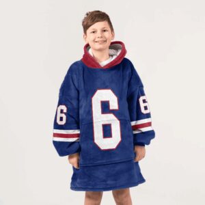 Kid J.D 6 New York G Football Unisex Blanket Hoodie