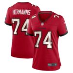 Grant Hermanns Tampa Bay Buccaneers  Women's Home Game Player Jersey - Red