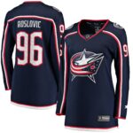 Jack Roslovic Columbus Blue Jackets Women's Home Breakaway Jersey - Navy