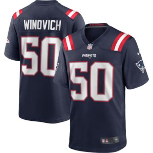 Chase Winovich New England Patriots Game Player Jersey - Navy