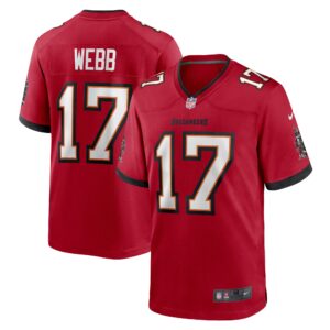 Raleigh Webb Tampa Bay Buccaneers  Game Jersey -  Red