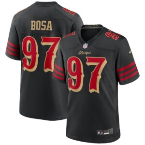 Youth Nick Bosa #97 San Francisco 49ers 2025 Rivalries Collection Game Jersey - Black
