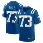 Josh Sills Indianapolis Colts Team Game Jersey -  Royal