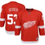 Moritz Seider Detroit Red Wings Youth 2022/23 Premier Player Jersey - Red