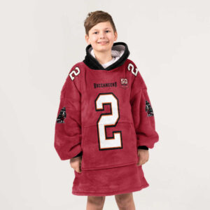 Kid E.E 2 Tampa Bay Football Unisex Blanket Hoodie