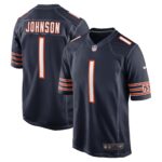 Jaylon Johnson #1 Chicago Bears Team Game Jersey -  Navy