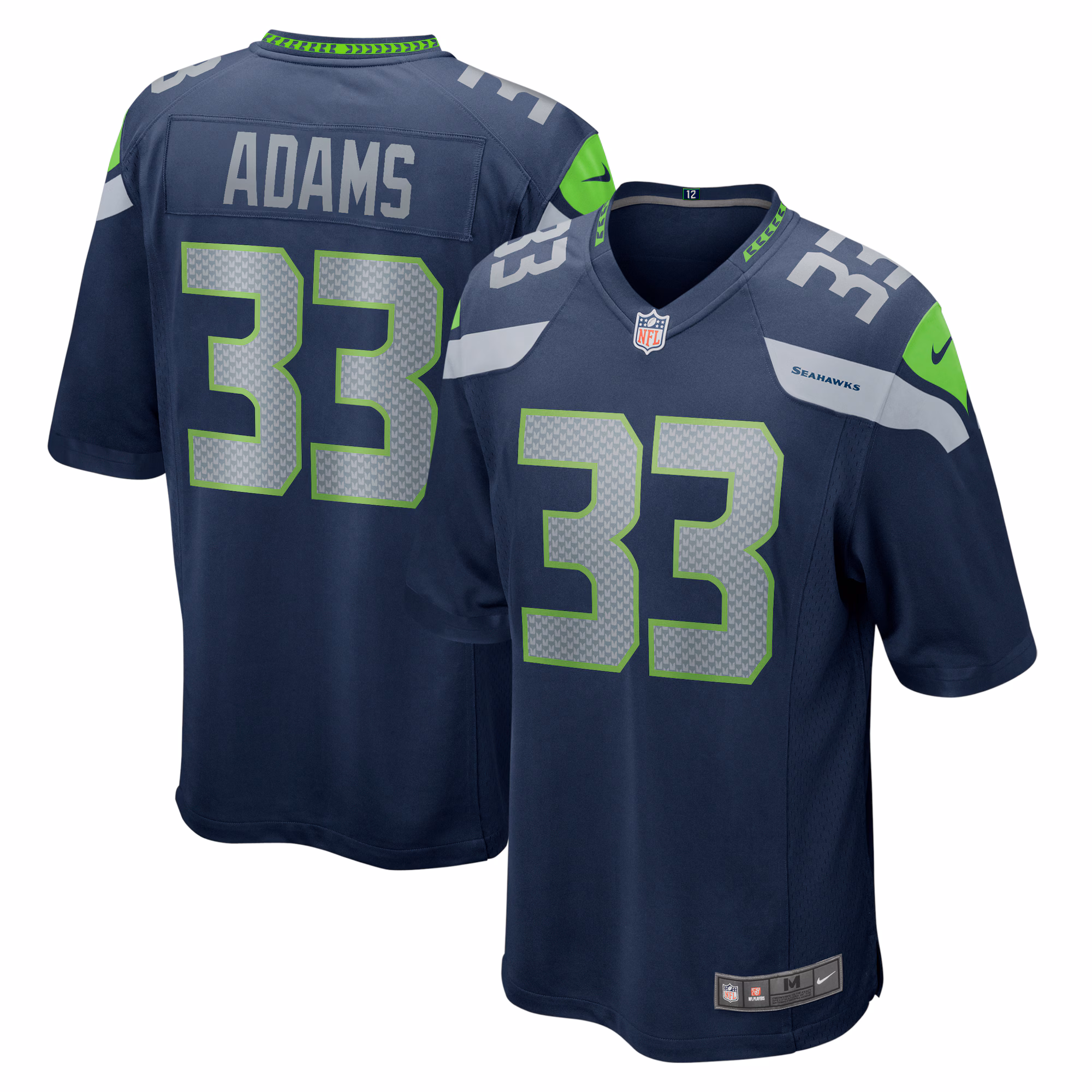 Jamal Adams Seattle Seahawks Game Team Jersey - College Navy