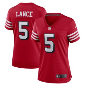 Trey Lance San Francisco 49ers Women's Alternate Game Jersey - Scarlet