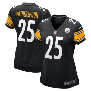 Ahkello Witherspoon Pittsburgh Steelers  Women's Game Jersey - Black