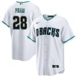Men's Arizona Diamondbacks #28 Tommy Pham  White Alternate Cool Base Jersey