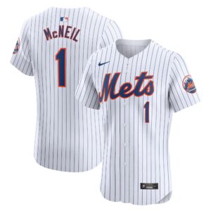 Men's New York Mets Jeff McNeil  White Home Elite Player Jersey