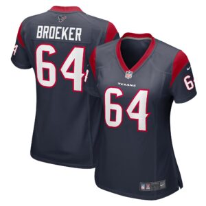 Nick Broeker Houston Texans Women's Team Game Jersey -  Navy