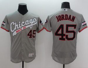 Chicago White sox #45 Michael  Grey Flexbase Collection Cooperstown Stitched Jersey