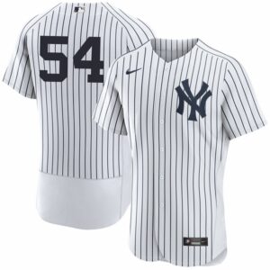 Men's New York Yankees #54 Aroldis Chapman Home  Flex Base Jersey