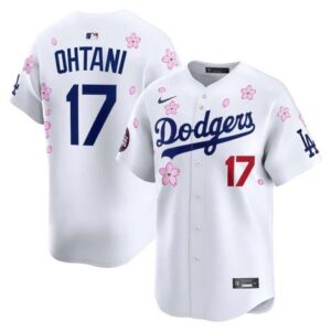 Men's #17 Shohei Ohtani World Tour Tokyo Series 2025 Los Angeles Dodgers White Jersey