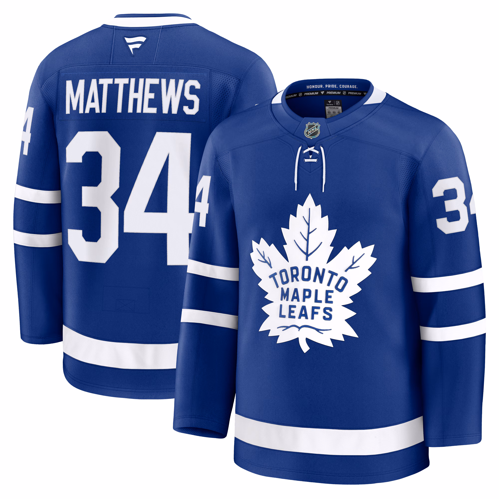 Toronto Maple Leafs Auston Matthews #34 Fanatics Blue Home Premium Jersey