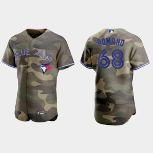 Romano Toronto Blue Jays 2021 National Armed Forces Day Jersey - Camo