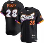 Men's San Francisco Giants Buster Posey #28  2025 City Connect Limited Jersey