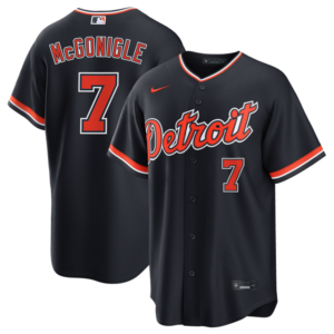 Kevin McGonigle #7 Detroit Tigers Alternate Replica Jersey - Navy