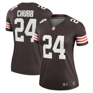 Nick Chubb Cleveland Browns  Women's Legend Jersey - Brown