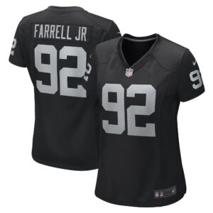 Neil Farrell Jr. Las Vegas Raiders  Women's Game Player Jersey - Black