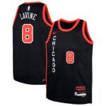 Youth Chicago Bulls Zach LaVine  Black 2023/24 Swingman Replica Jersey - City Edition