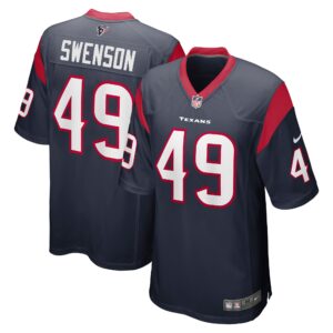 Ian Swenson Houston Texans  Team Game Jersey - Navy