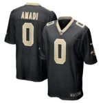 Ugo Amadi New Orleans Saints Team Game Jersey -  Black