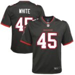 Devin White Tampa Bay Buccaneers Youth Game Jersey - Pewter