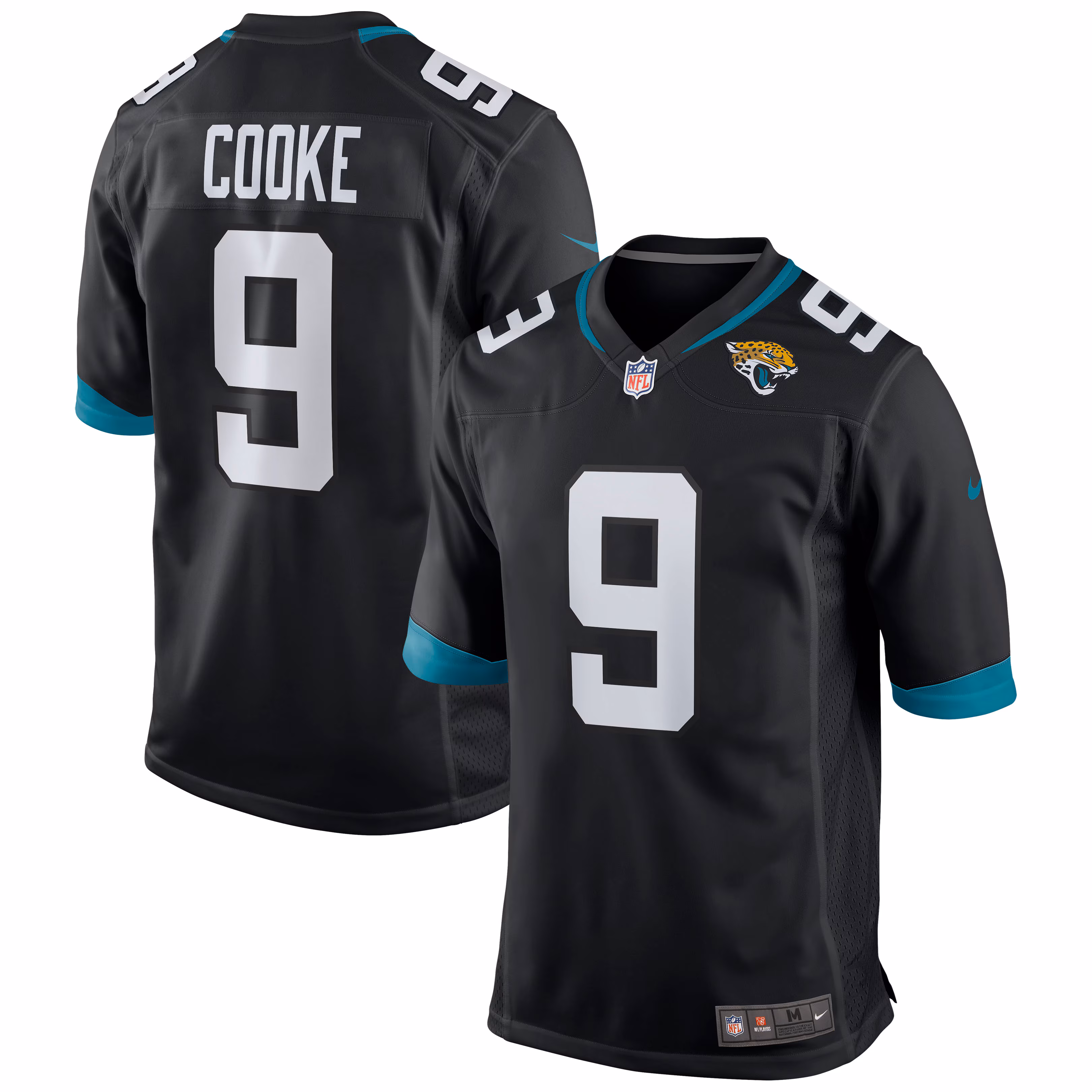Logan Cooke #9 Jacksonville Jaguars Game Jersey - Black