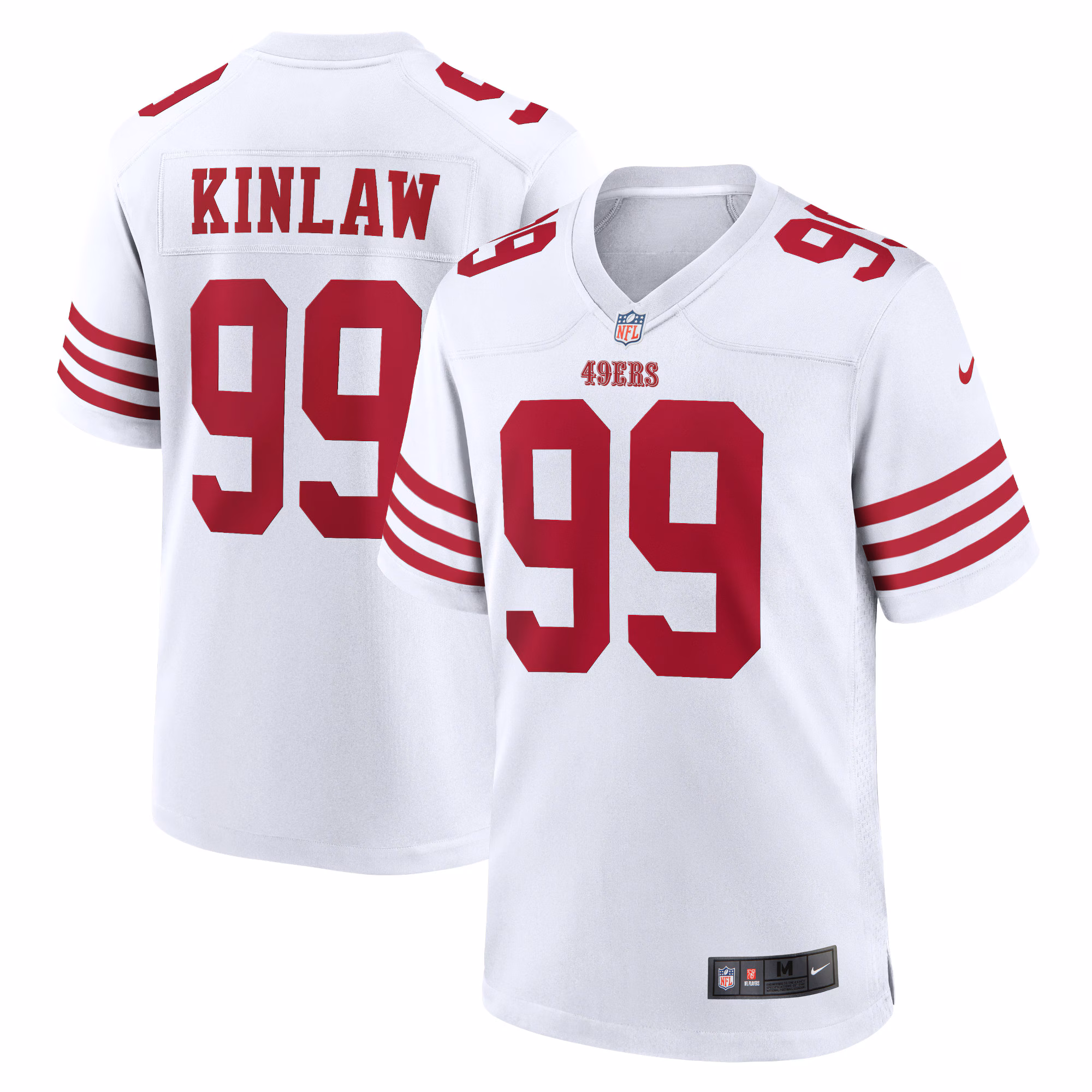 Javon Kinlaw San Francisco 49ers Player Game Jersey - White