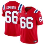Will Campbell #66 New England Patriots Throwback Vapor Limited Jersey - All Stitched
