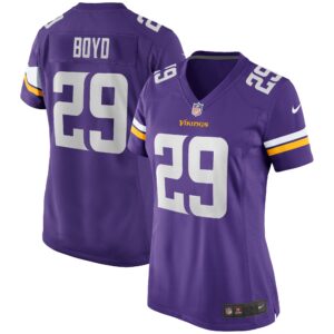 Kris Boyd Minnesota Vikings  Women's Game Jersey - Purple