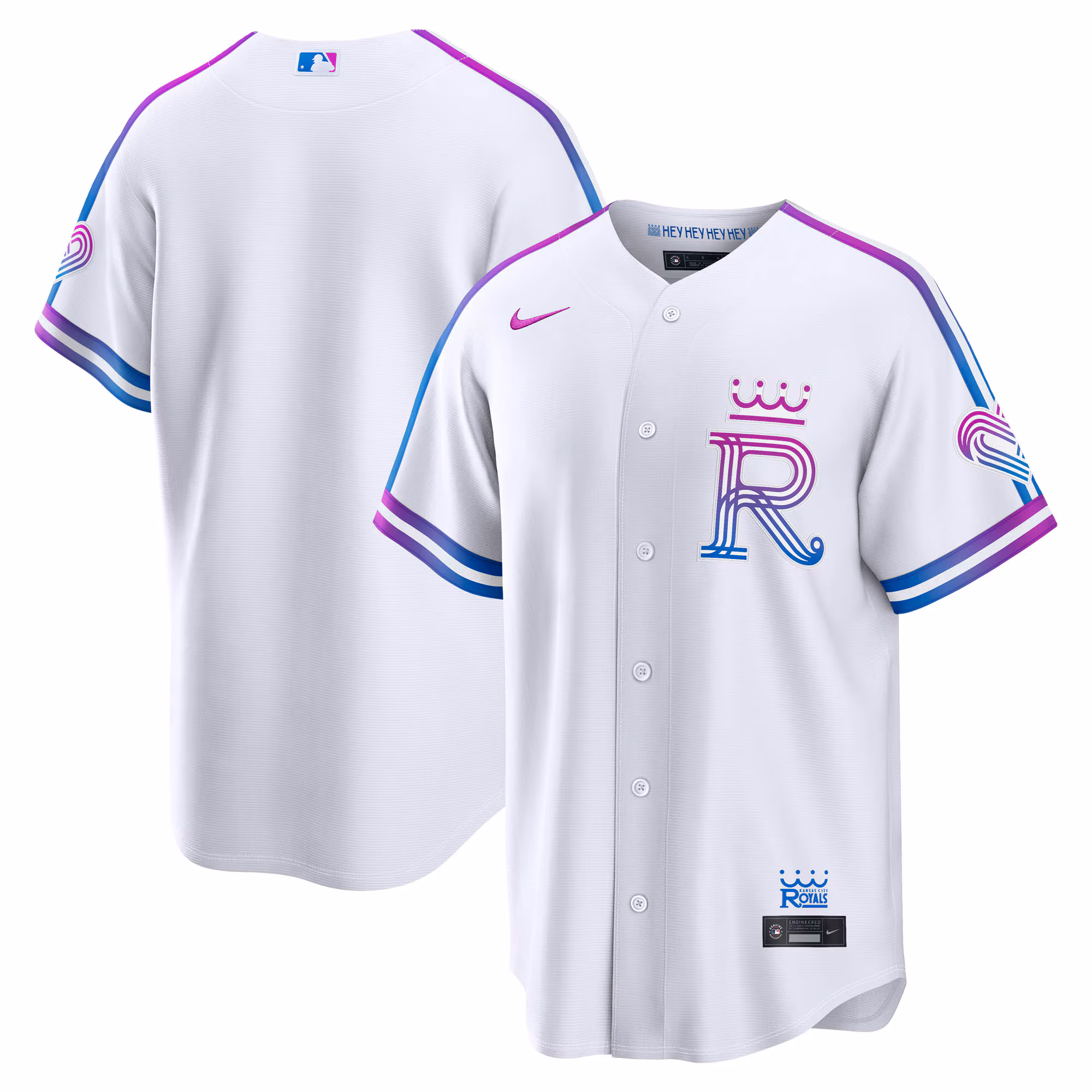 Kansas City Royals  White 2026 City Connect Stadium Jersey