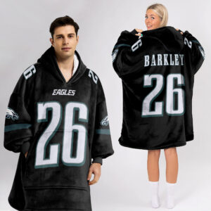 Adult 26 Philadelphia Football Unisex Blanket Hoodie