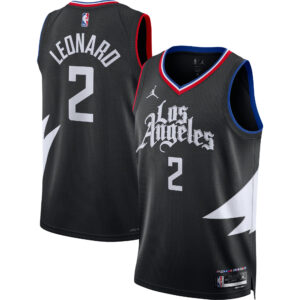 Kawhi Leonard 2022/23 LA Clippers  Unisex Swingman Jersey - Statement Edition - Black
