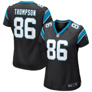 Colin Thompson Carolina Panthers  Women's Game Jersey - Black