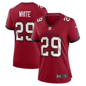 Rachaad White Tampa Bay Buccaneers  Women's Game Player Jersey - Red