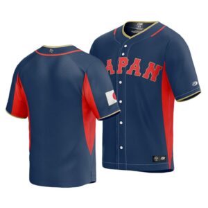 Japan 2023 World Baseball Classic Navy Men's Jersey