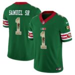 Deebo Samuel # 1 San Francisco 49ers Mexico Vapor Limited Jersey V4 - All Stitched