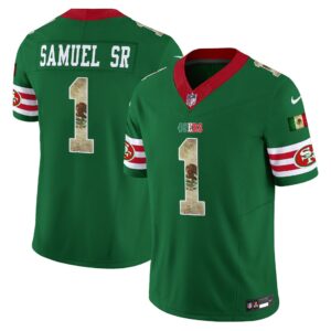 Deebo Samuel # 1 San Francisco 49ers Mexico Vapor Limited Jersey V4 - All Stitched