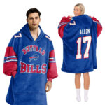 Adult J.A. 17 Buffalo Football Unisex Blanket Hoodie