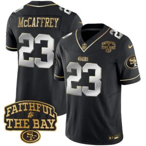 Christian McCaffrey # 23 San Francisco 49ers Faithful To The Bay Patch Vapor Limited Jersey V8 - All Stitched