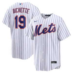 Bo Bichette #19 New York Mets White Home Replica Jersey