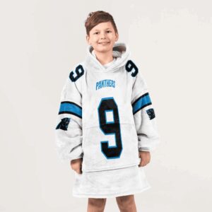 Kid 9 Carolina Football Unisex Blanket Hoodie