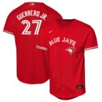 Vladimir Guerrero Jr. #27 Toronto Blue Jays Youth Canada Day Replica Jersey - Red