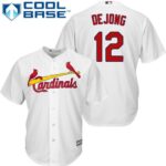 St.Louis Cardinals #12 Paul DeJong White New Cool Base Stitched Jersey