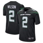 Zach Wilson  New York Jets Game Jersey - Stealth Black